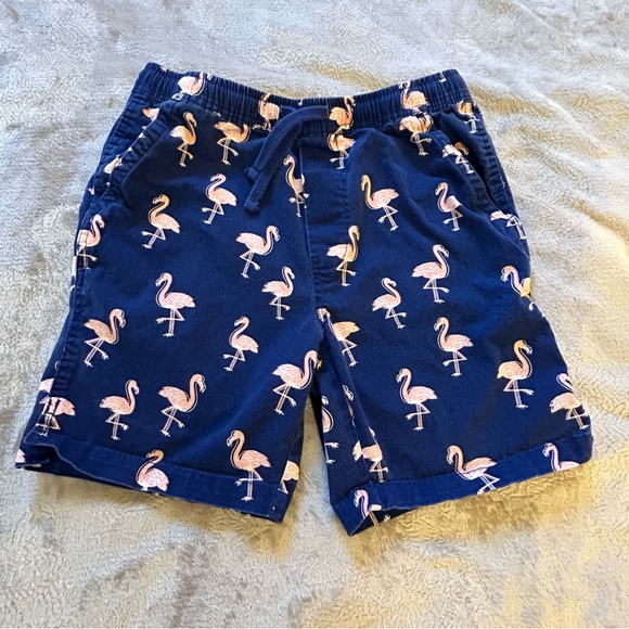 Zoo York Pants - Zoo York navy blue with pink flamingos comfy easy shorts Size XS